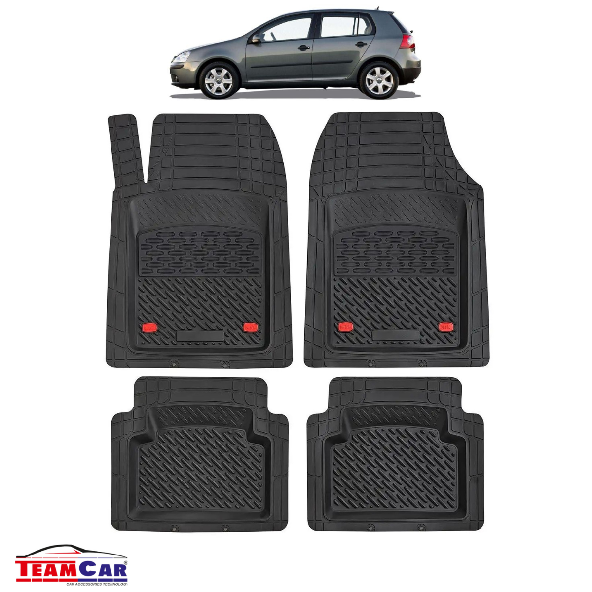 Covorase Auto TeamCar® Tip Tavita Compatibile Volkswagen Golf 5 Hatchback 5 uși (2003–2009)
