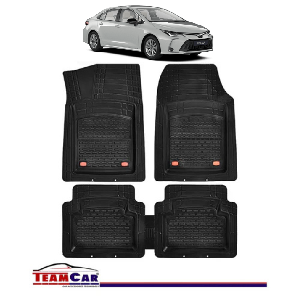 Covorase Auto TeamCar® Tip Tavita Compatibile Toyota Corolla XII (2019+) Negru