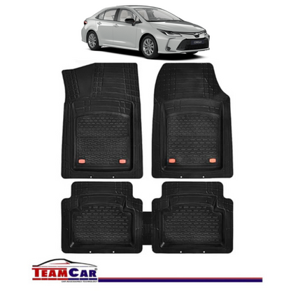 Covorase Auto TeamCar® Tip Tavita Compatibile Toyota Corolla XII (2019+) Negru