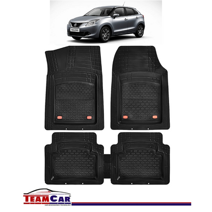 Covorase Auto TeamCar® Tip Tavita Compatibile Suzuki Baleno II (2015–2022) Negru Material Rezistent
