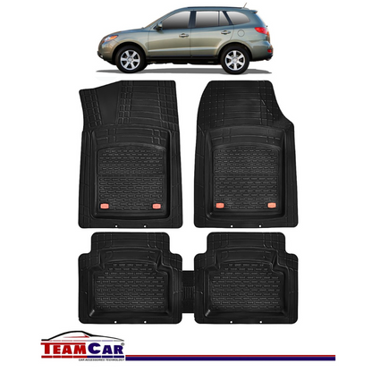Covorase Auto TeamCar® Hyundai Santa Fe II (2006-2012) - Cauciuc Tip Tavita