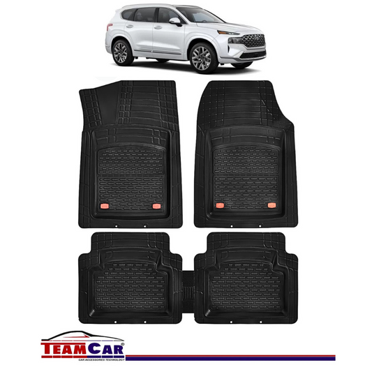 Covorase Auto TeamCar® Hyundai Santa Fe IV (2018-2024) - Cauciuc Tip Tavita
