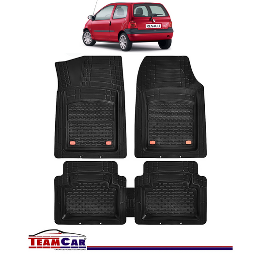 Covorase Auto TeamCar® Tip Tavita Compatibile Renault Twingo I (1993-2007) Negru Material Rezistent