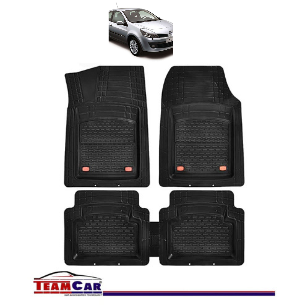 Covorașe Auto TeamCar® Tip Tăviță Compatibile Renault Clio III (2005–2014) - Hatchback