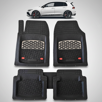 Covorase Auto TeamCar® Volkswagen Golf VIII Hatchback 5 uși (2020–2025) Negru marmorat