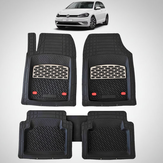 Covorase Auto TeamCar® Tip Tavita Compatibile Volkswagen Golf 7 Hatchback 5 uși (2012–2020) Negru marmorat