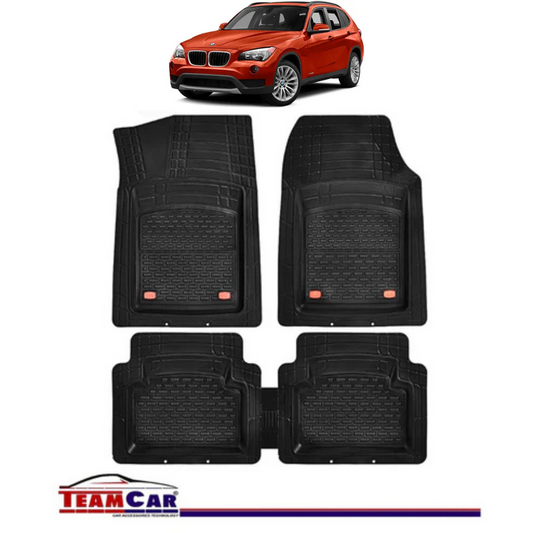 Covorase Auto TeamCar® Tip Tavita Compatibile BMW X1 E84 (2009–2015) Negru Material Rezistent
