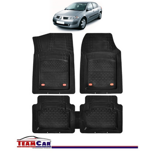 Covorase Auto TeamCar® Tip Tavita Compatibile Renault Megane II Sedan (2002-2009) Negru