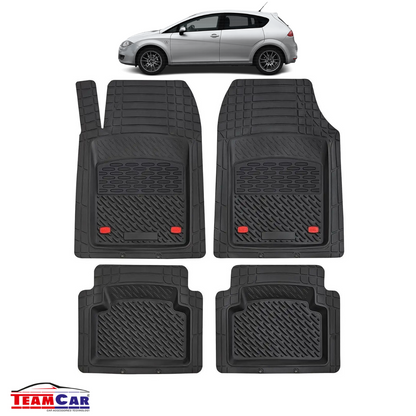Covorașe Auto TeamCar® Tip Tăviță Compatibile Seat Leon Mk2 (2005–2012) - Hatchback