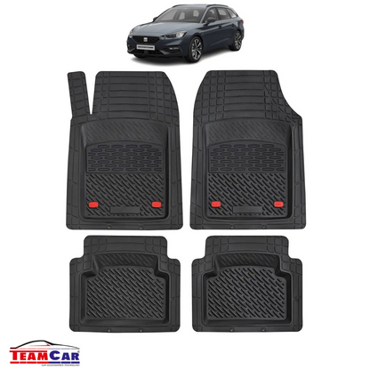 Covorașe Auto TeamCar® Tip Tăviță Compatibile Seat Leon Mk4 (2020–2026) - Combi