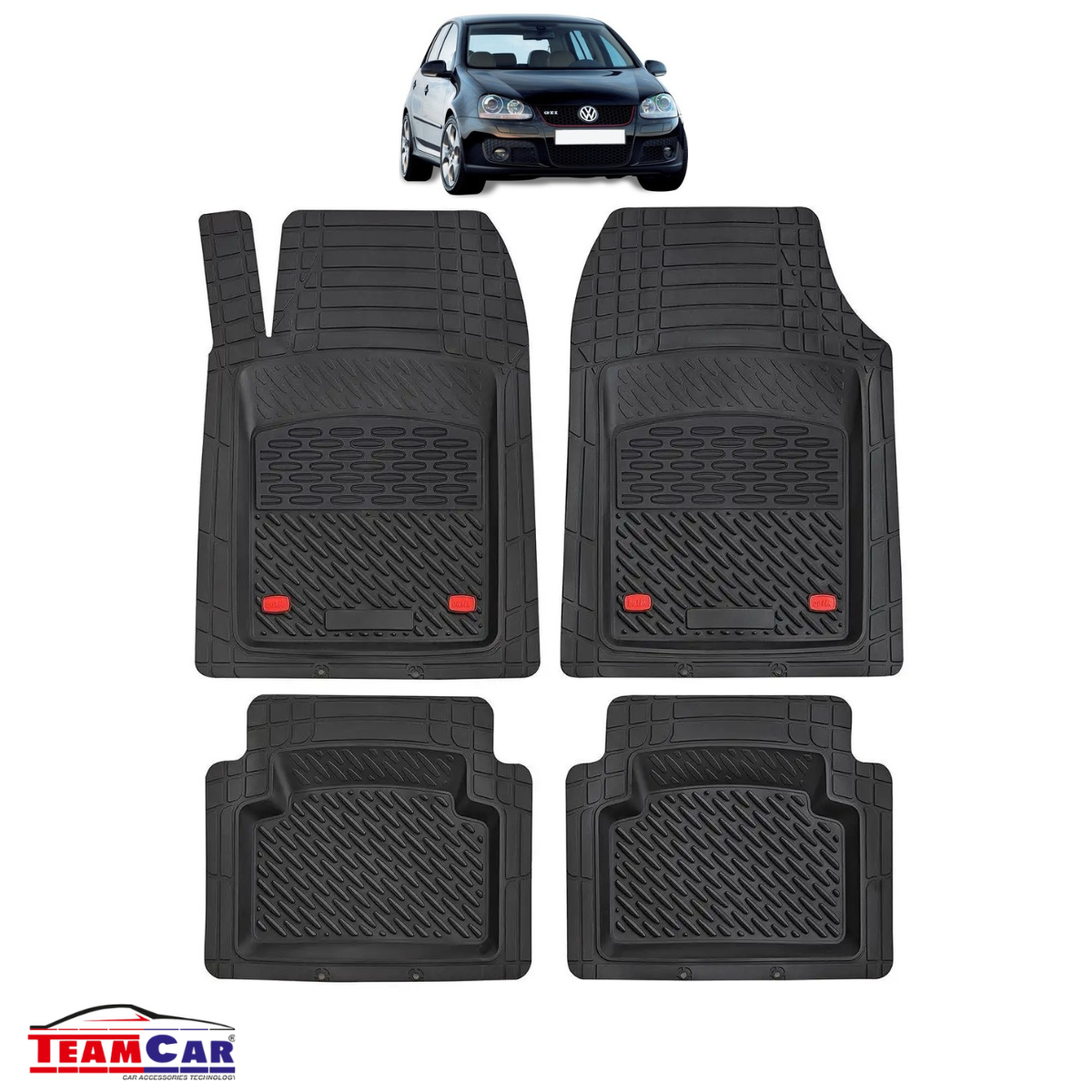 Covorașe Auto TeamCar® Tip Tăviță Compatibile Volkswagen Golf V (2003–2008) - Hatchback