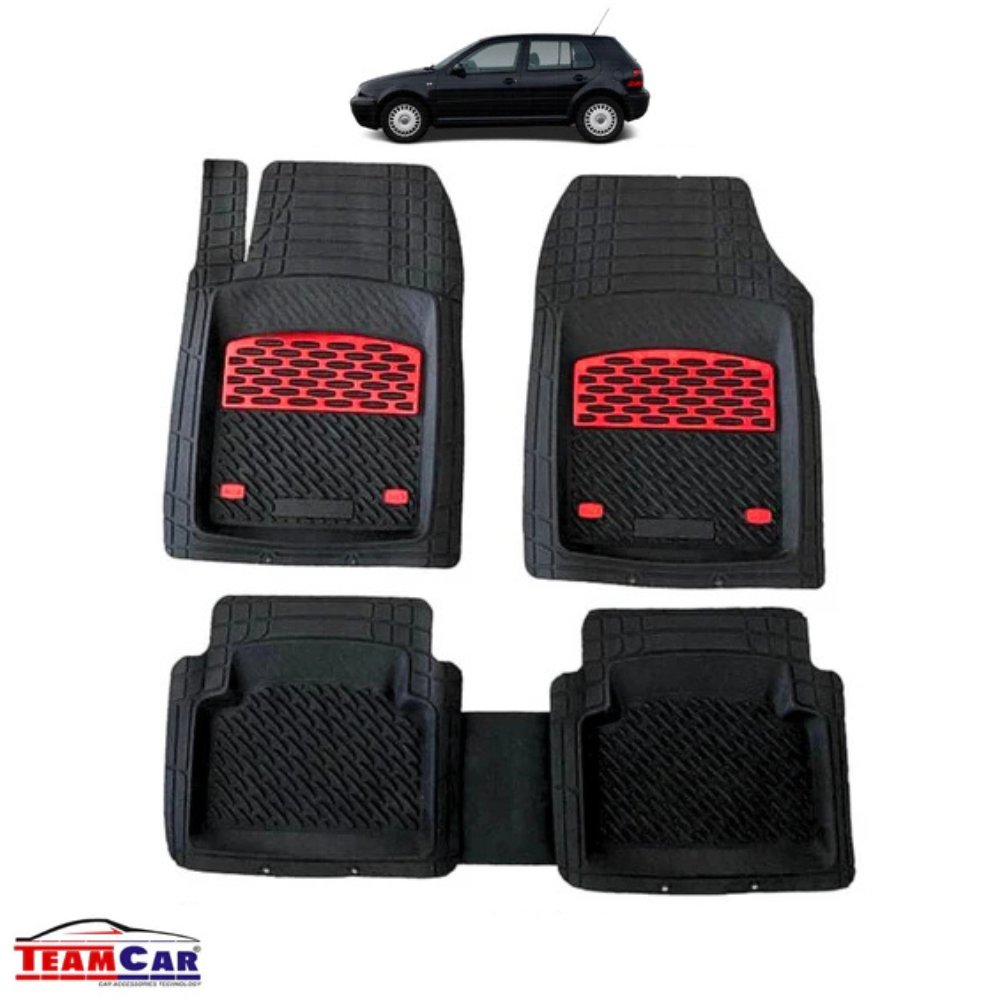 Covorașe Auto TeamCar® Tip Tăviță Compatibile Volkswagen Golf IV (1997–2004) - Hatchback, Negru intens