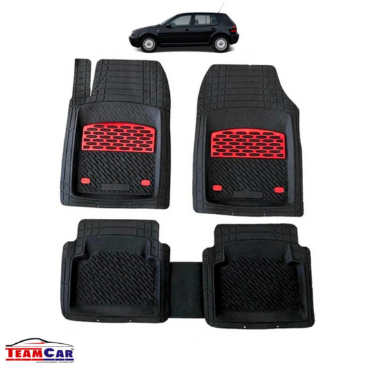 Covorașe Auto TeamCar® Tip Tăviță Compatibile Volkswagen Golf IV (1997–2004) - Hatchback, Negru intens