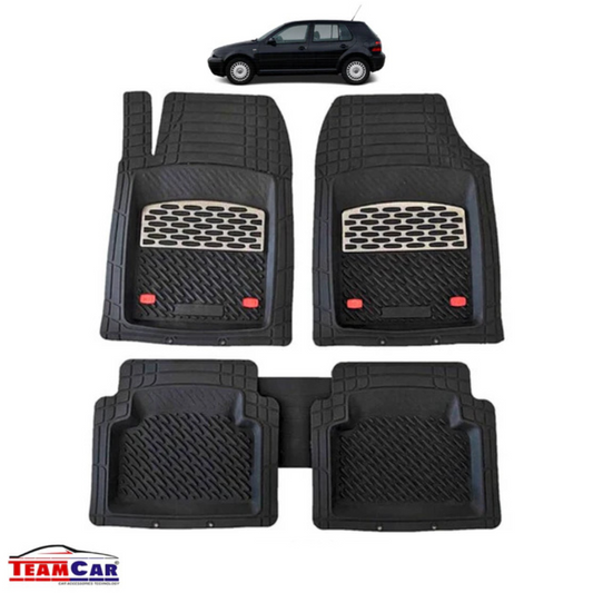 Covorașe Auto TeamCar® Tip Tăviță Volkswagen Golf IV (1997–2004) - Hatchback, Negru marmorat