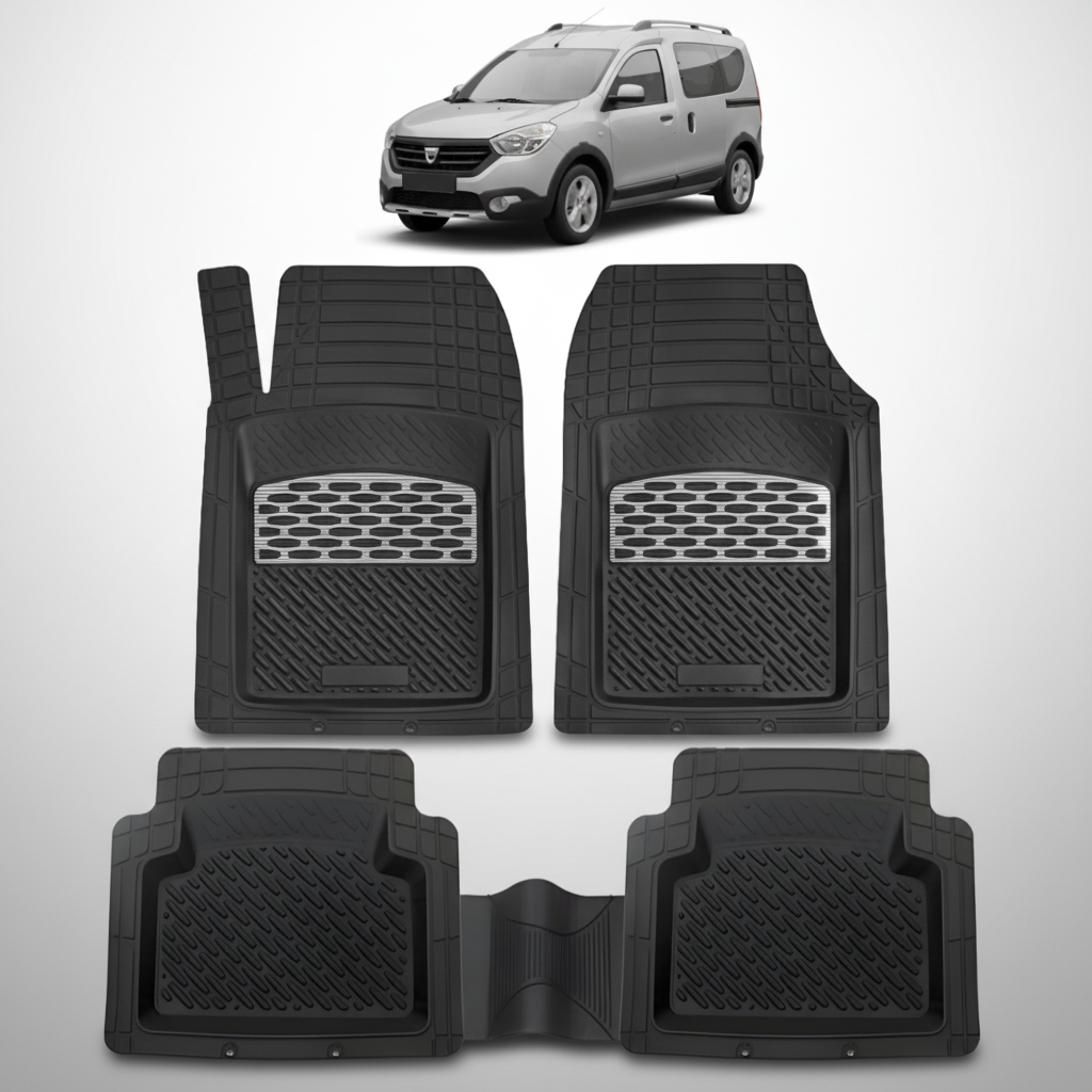 Covorase Tip Tavita Compatibile Dacia Dokker Stepway, Silver