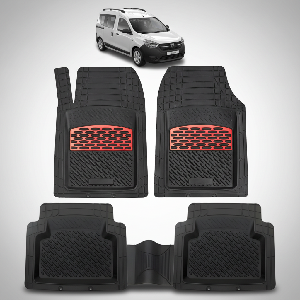 Covorase Tip Tavita Compatibile Dacia Dokker, Red