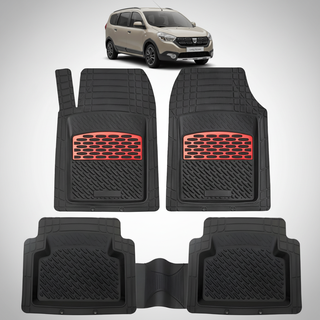 Covorase Tip Tavita Compatibile Dacia Lodgy Stepway , Red