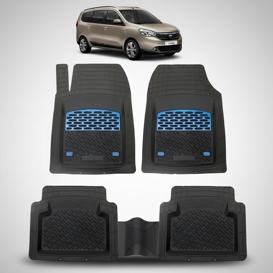 Covorase Tip Tavita Compatibile Dacia Lodgy, Blue