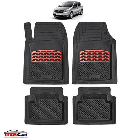 Covorașe Auto TeamCar® Tip Tăviță Compatibile Dacia Sandero II (2012–2020) -Red