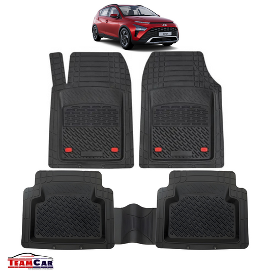 Hyundai Bayon Covorase Auto TeamCar®- Cauciuc Tip Tavita/ Black