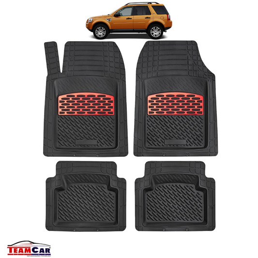 Covorașe Auto TeamCar® Tip Tăviță Compatibile Land Rover Freelander II (2006–2014) - Red
