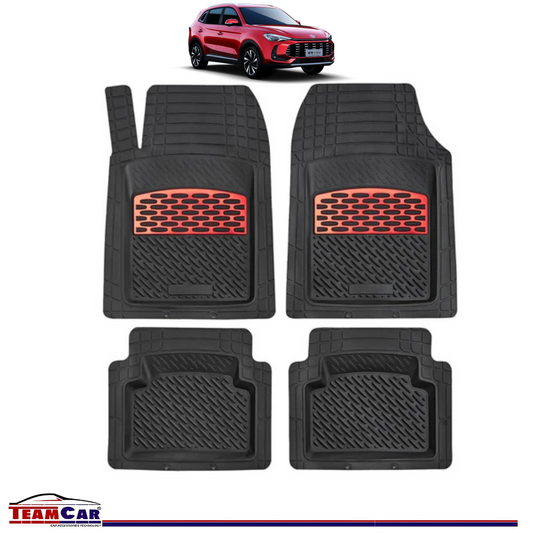 Covorase TeamCar® Tip Tavita Compatibile MG EHS Mk1 Plug-in Hybrid (2020–2025) -red