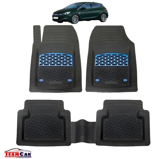 Opel Astra J Covorase Auto Tip Tavita Compatibile (Mk6) Hatchback 5 uși (2009–2015) Blue