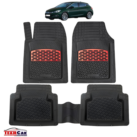 Opel Astra J Covorase Auto Tip Tavita Compatibile (Mk6) Hatchback 5 uși (2009–2015) Red