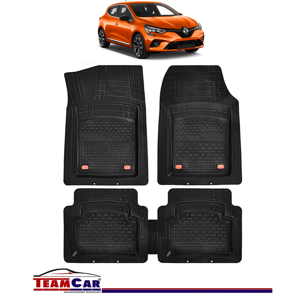 Covorașe Auto TeamCar® Tip Tăviță Compatibile Renault Clio V (2019+) - Hatchback
