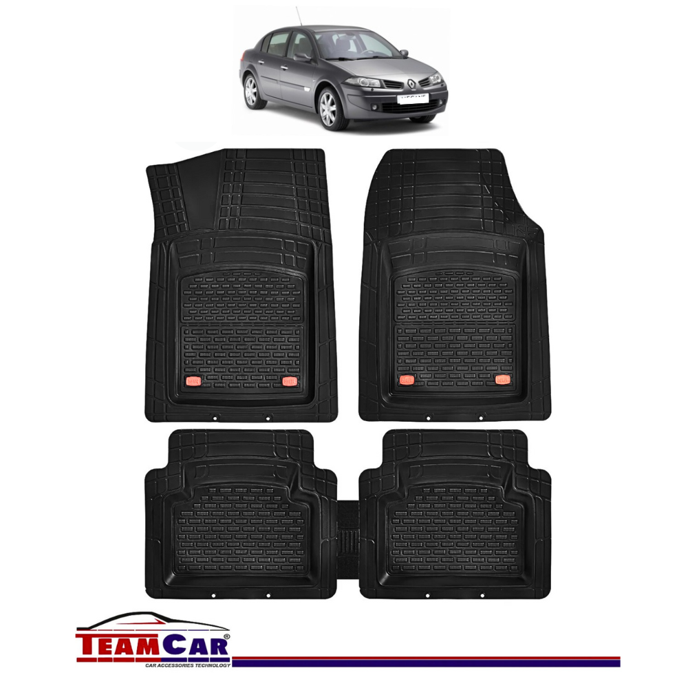 Covorașe Auto TeamCar® Tip Tăviță Compatibile Renault Megane II (2002–2009) - Sedan