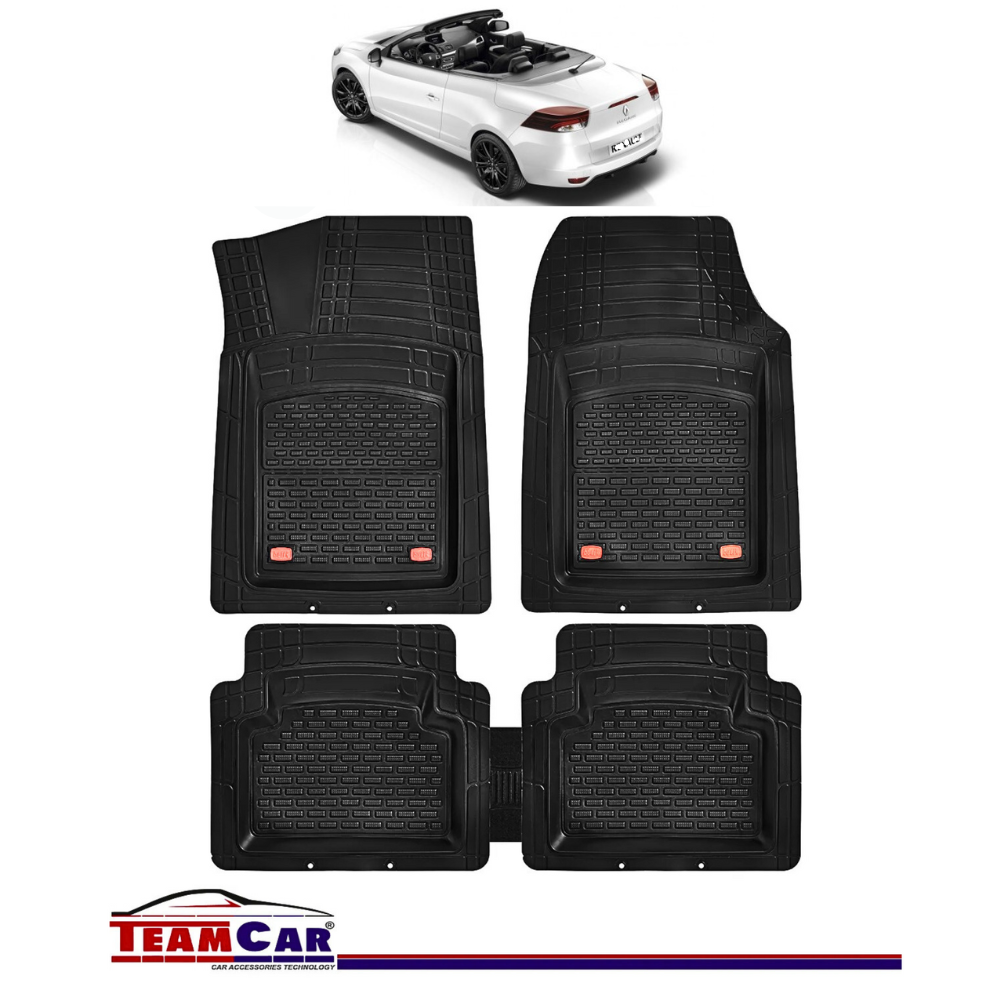 Covorașe Auto TeamCar® Tip Tăviță Compatibile Renault Megane III (2008–2016) - Cabrio