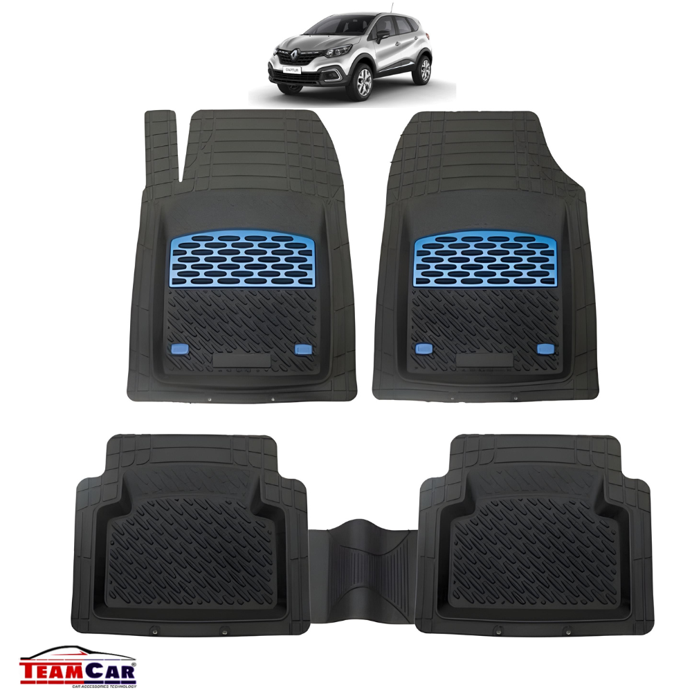 Covorase Auto TeamCar® Tip Tavita Compatibile Renault Captur (2013-2024) Blue