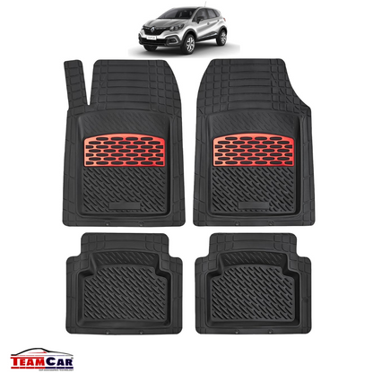 Covorase Auto TeamCar® Tip Tavita Compatibile Renault Captur (2013-2024) Red