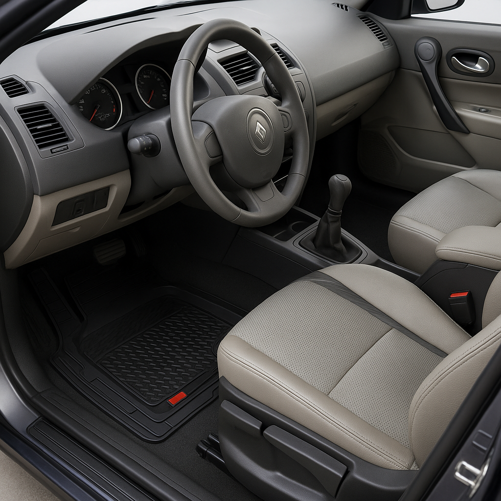 Covorașe Auto TeamCar® Tip Tăviță Compatibile Renault Megane II (2002–2009) - Hatchback