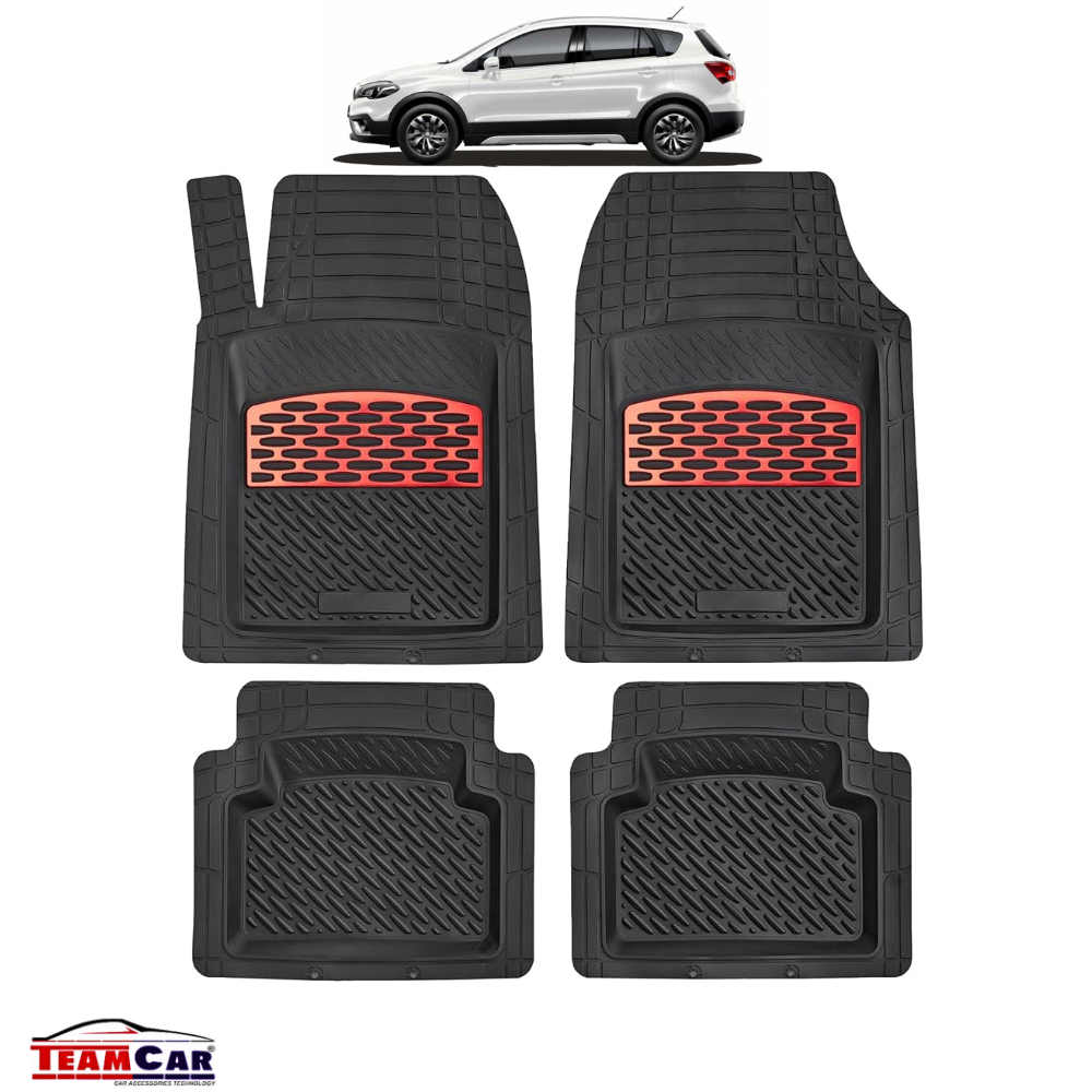 Covorase Auto TeamCar® Tip Tavita Compatibile Suzuki SX4 S-Cross (2013–2021) - Suv Red