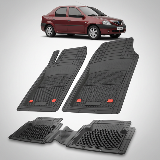Covorase Tip Tavita Compatibile Dacia Logan 2004-2008 , Negru