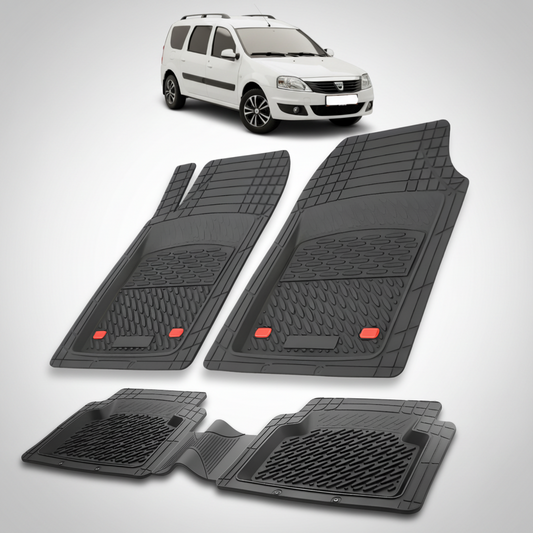 Covorase Tip Tavita Compatibile Dacia Logan MCV 2008-2012 , Negru