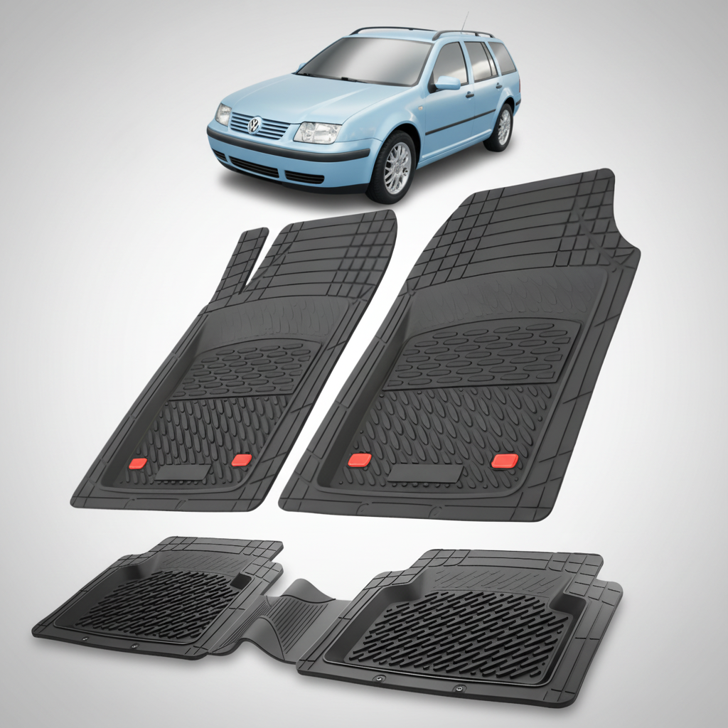 Covorase Tip Tavita Compatibile Volkswagen Bora Variant 1999-2005 , Negru