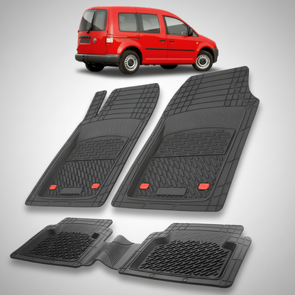 Covorase Tip Tavita Compatibile Volkswagen Caddy 2003-2010 , Negru