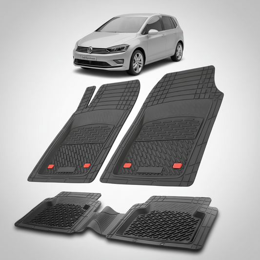Covorase Tip Tavita Compatibile Volkswagen Golf (Sportsvan AM1) , Negru