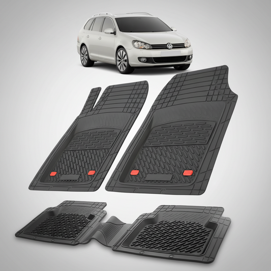 Covorase Tip Tavita Compatibile Volkswagen Golf Variant (VI, AJ5) 2009-2013 , Negru