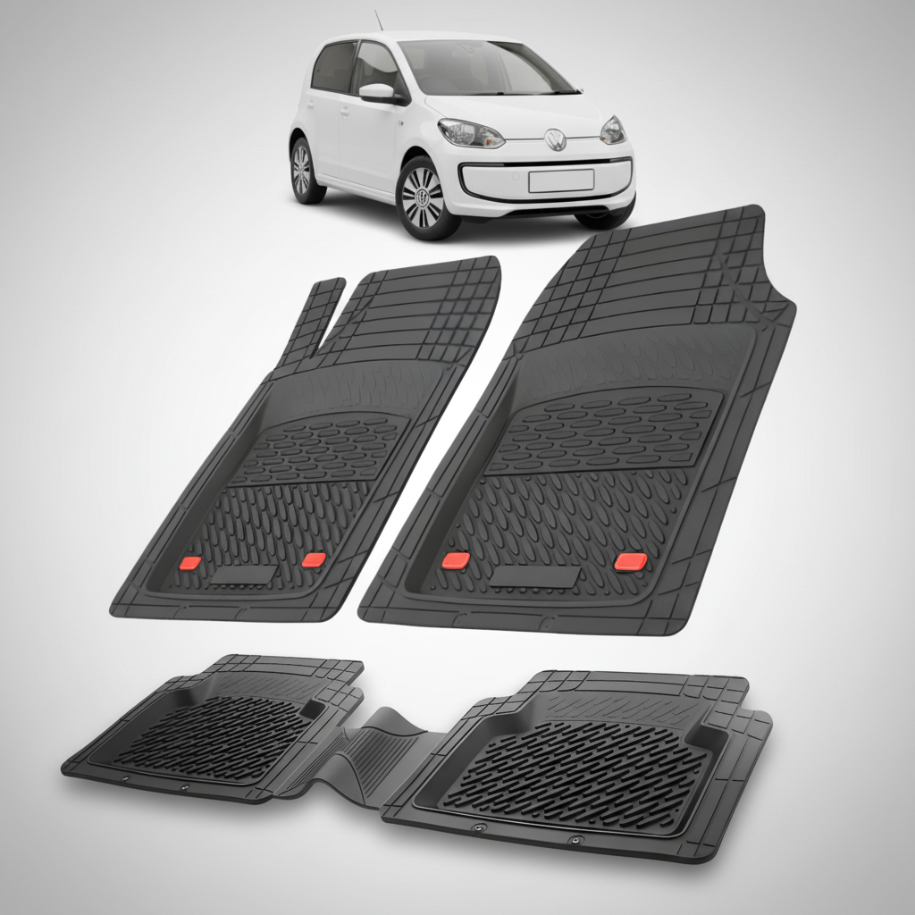 Covorase Tip Tavita Compatibile Volkswagen e-Up 2013-2023 , Negru
