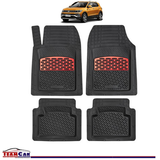 Covorase Auto TeamCar® Tavita Compatibile Volkswagen T-Cross C11 2018–2025) Red