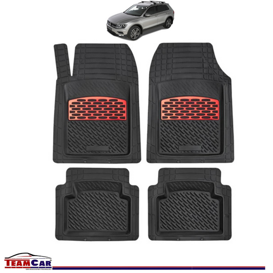 Covorase Auto TeamCar® Tavita Compatibile Volkswagen Tiguan BW2 (2016–2024) Red