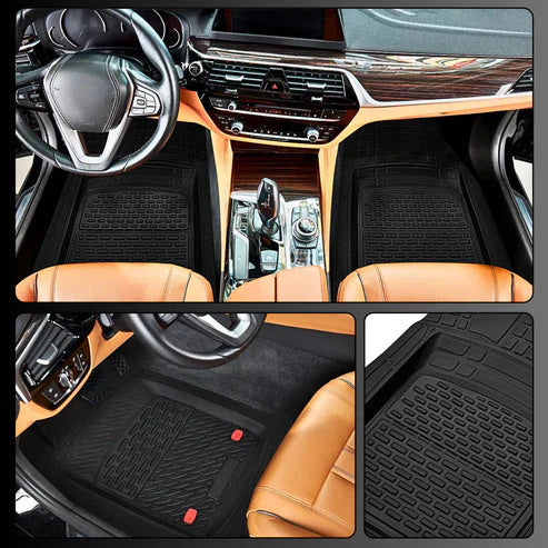 Covorase Auto TeamCar® Tip Tavita Compatibile Jeep Renegade BU (2014+) Negru Material Rezistent