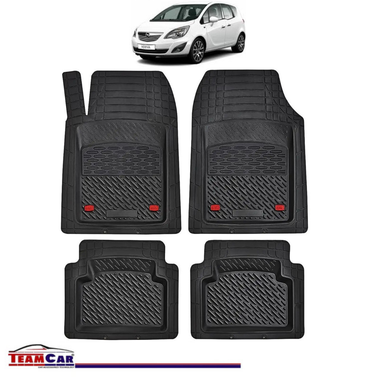 Covorașe Auto TeamCar® Tip Tăviță Compatibile Opel Meriva B (2010–2017) - Monovolum