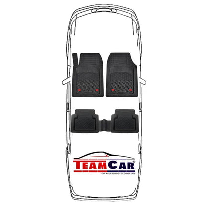 Covorașe Auto Tip Tăviță Compatibile Audi A2 (1999–2005), Negru, Design Antiderapant, Protecție Completă