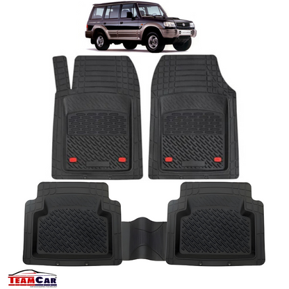 Hyundai Galloper Covorase Auto TeamCar®- Cauciuc Tip Tavita/ Black