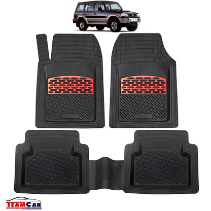 Hyundai Galloper Covorase Auto TeamCar®- Cauciuc Tip Tavita/ Red