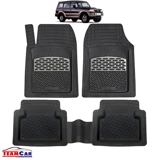 Hyundai Galloper Covorase Auto TeamCar®- Cauciuc Tip Tavita/ Silver